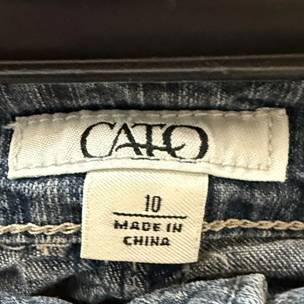 Cato Dark Blue Jean Denim Maxi Skirt Sz 10 - Picture 7 of 7